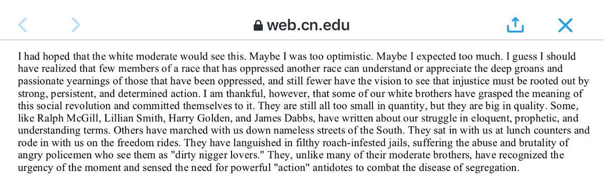 Another repetition that doesn’t get repeated enough. MLK, Circa 1963.  #BernieTheAlienator  #BernedOut  #WeakAssUnreliableFakeAllies  #WeBeenKnew  #WeTriedToTellYall