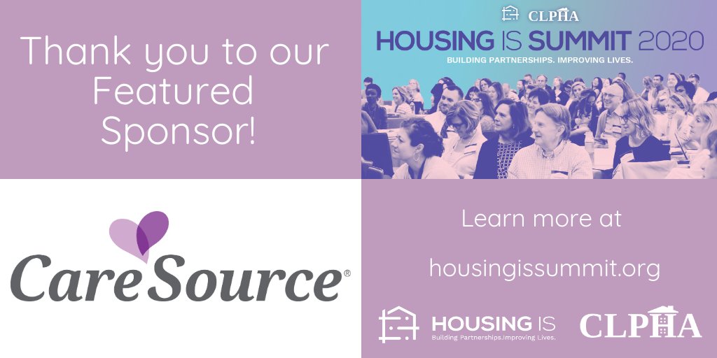housing_is's tweet photo. CareSource is a Featured Sponsor of our #HousingIs2020 Summit! We appreciate @caresource's commitment to improving life outcomes for low-income individuals &amp; families by supporting cross-sector health &amp; housing work. Learn more &amp; register: https://t.co/FSYV1eCsxm https://t.co/L9ungd1Fd5