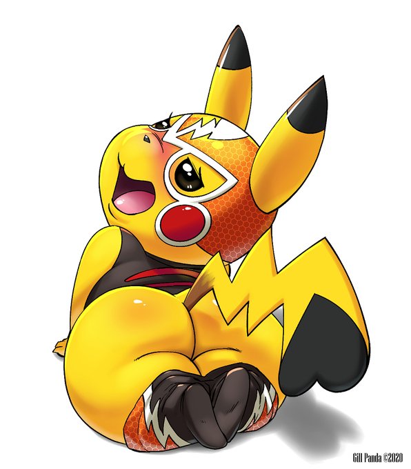Some thick juicy lucha pikachu ass for you to enjoy! a nice collab between ...