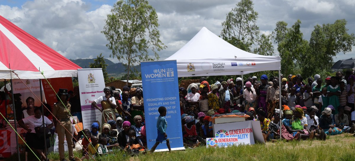 unwomenmalawi's tweet photo. #Malawi celebrated #InternationalWomensDay! today! We made a commitment to all our sisters around the country to support each other, believe in each other &amp; empower each other. Together we speak up for equality. #IWD2020 #GenerationEquality https://t.co/fmAttXL5yI
