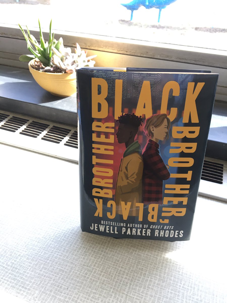 Thank you to <a href="/jewell_p_rhodes/">Dr. Jewell Parker Rhodes</a> for sending copies of her new book Black Brother, Black Brother! 

They went out into the classroom library today and I’m sure they will be in the hands of students very soon. 🙂
