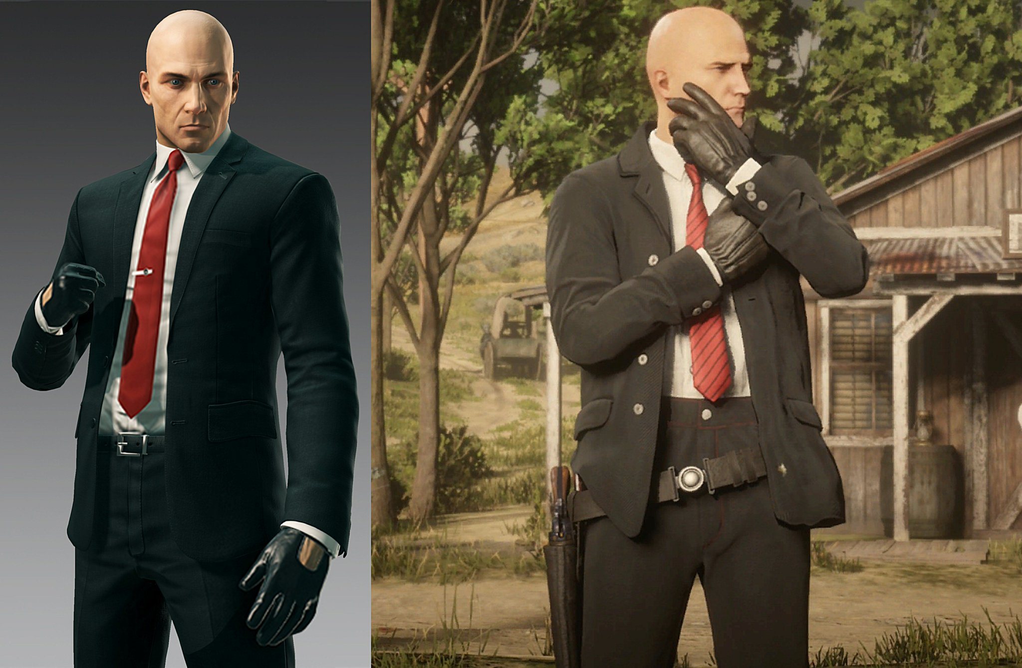 Reddeadnet Here S An Amazing Rendition Of Agent 47 From The Hitman Games In Rdo By Reddit User Savhverstandige Well Done Source T Co Tfwfq7qvpd T Co Bmaplnnfp5