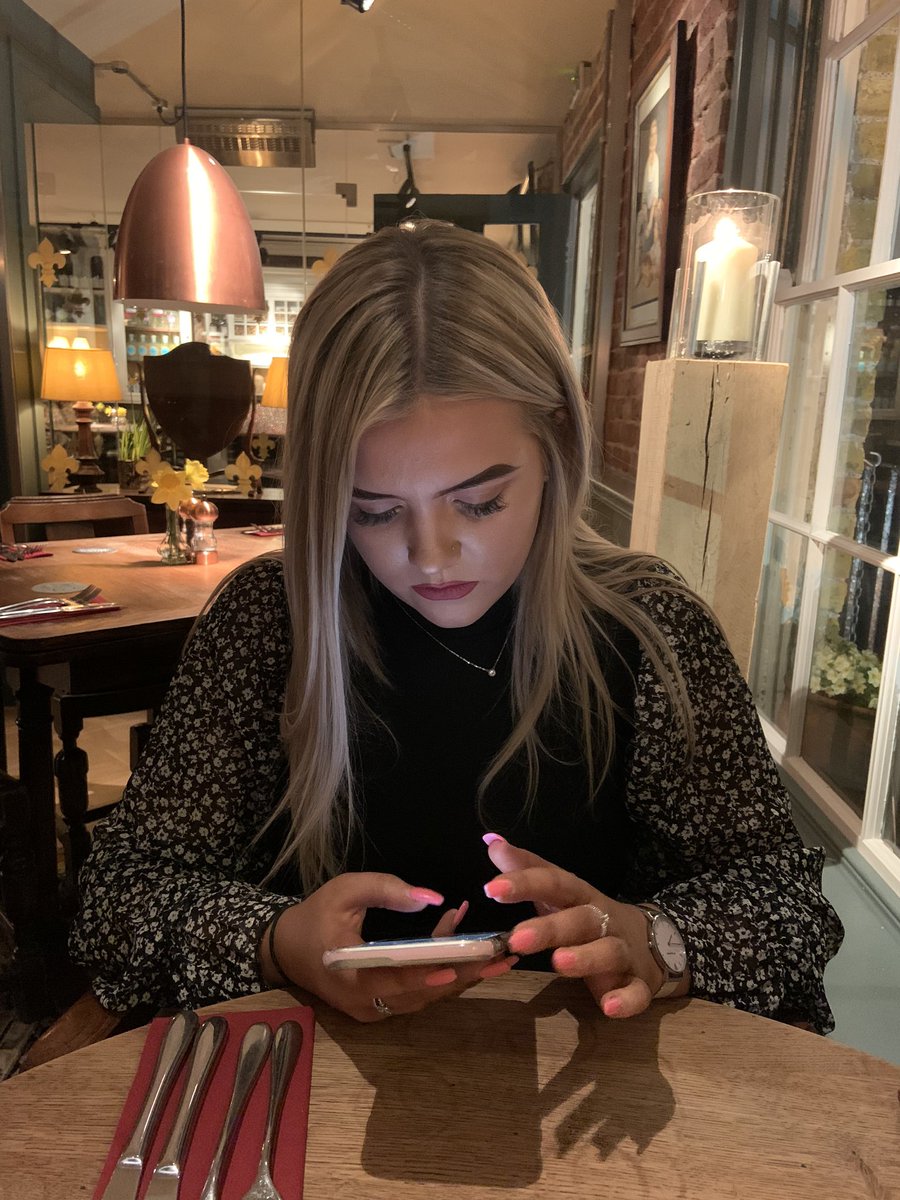 max_yorke4's tweet photo. Nice date night down the marquis. Sasha looking happy as ever 🤣 https://t.co/4s3TY6vSrT