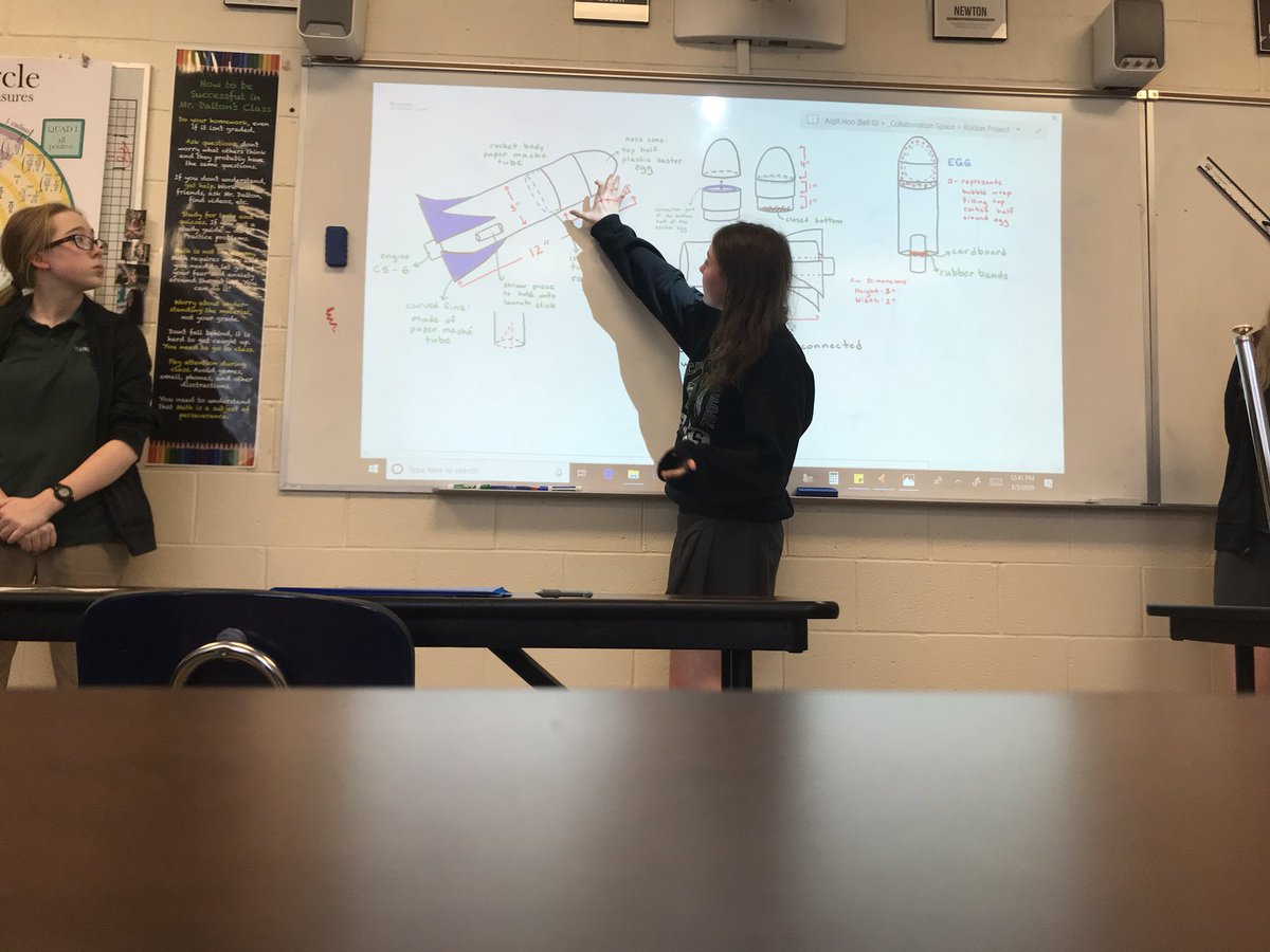 MathDalton's tweet photo. I am always in awe with my students ability to think creatively when trying to solve problems. #RocketProject #RocketsLearn https://t.co/e1fZSuBp29