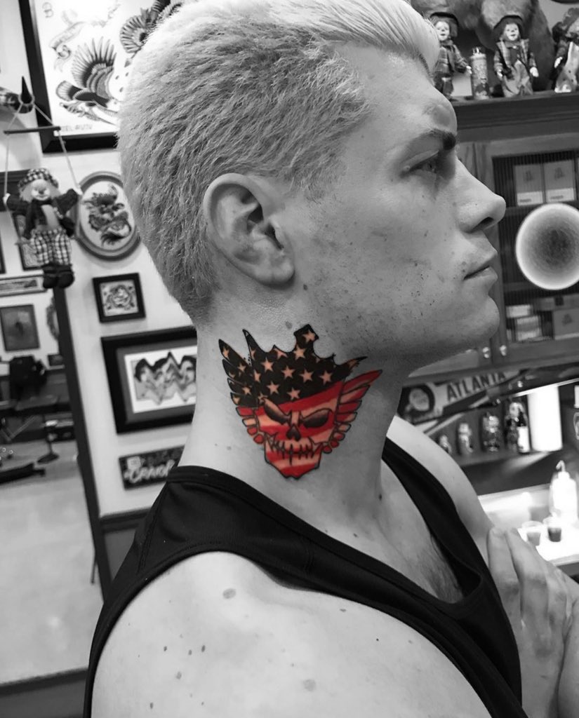 Cody Rhodes is sporting a new Dream tattoo on his chest obviously a tribute to his father the late Amer Cody rhodes Dusty rhodes Roman reigns wwe champion #27 Cody Rhodes is sporting a new Dream tattoo on his chest obviously a tribute to his father the late Amer Cody rhodes Dusty rhodes Roman reigns wwe champion