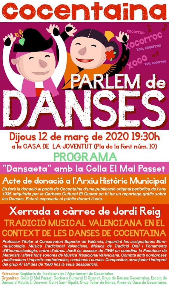 📢 L'Ajuntament de #Cocentaina et comunica les diferents activitats al voltant de la Festa dels Nanos que tindran lloc al nostre poble durant la pròxima setmana