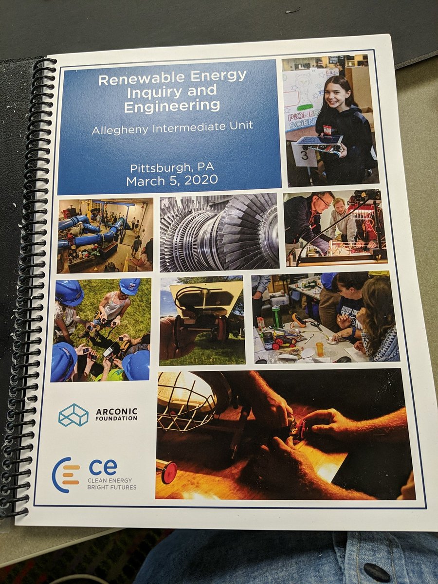 Enjoyed the training  for teaching wind and solar energy today.