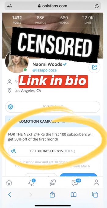 FOR THE NEXT 24HRS THE FIRST 100 SUBSCRIBERS GET %50 OFF https://t.co/h1ndrvyDbG 💦 https://t.co/pMHe<a href="/tag/sayhername"class="tags"><span>#sayhername</span></a><a href="/tag/breonnatayor"class="tags"><span>#breonnatayor</span></a>