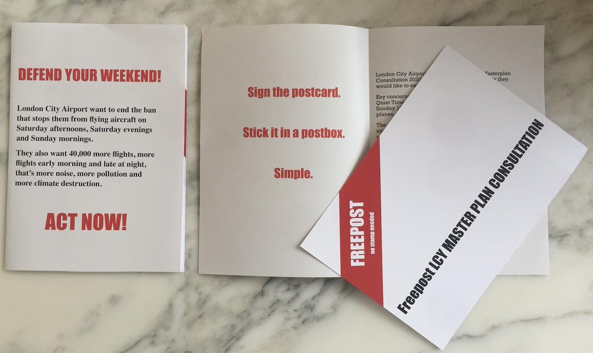 StopCityAirport's tweet image. Breaking: Following a hugely successful #BACKTHEBAN campaign London City Airport scrapped plans to operate over residents weekend quiet time and early morning/late evening. THANK YOU EVERYONE WHO RESPONDED, DELIVERED POSTCARDS AND SUPPORTED THE CAMPAIGN!! You made this happen!