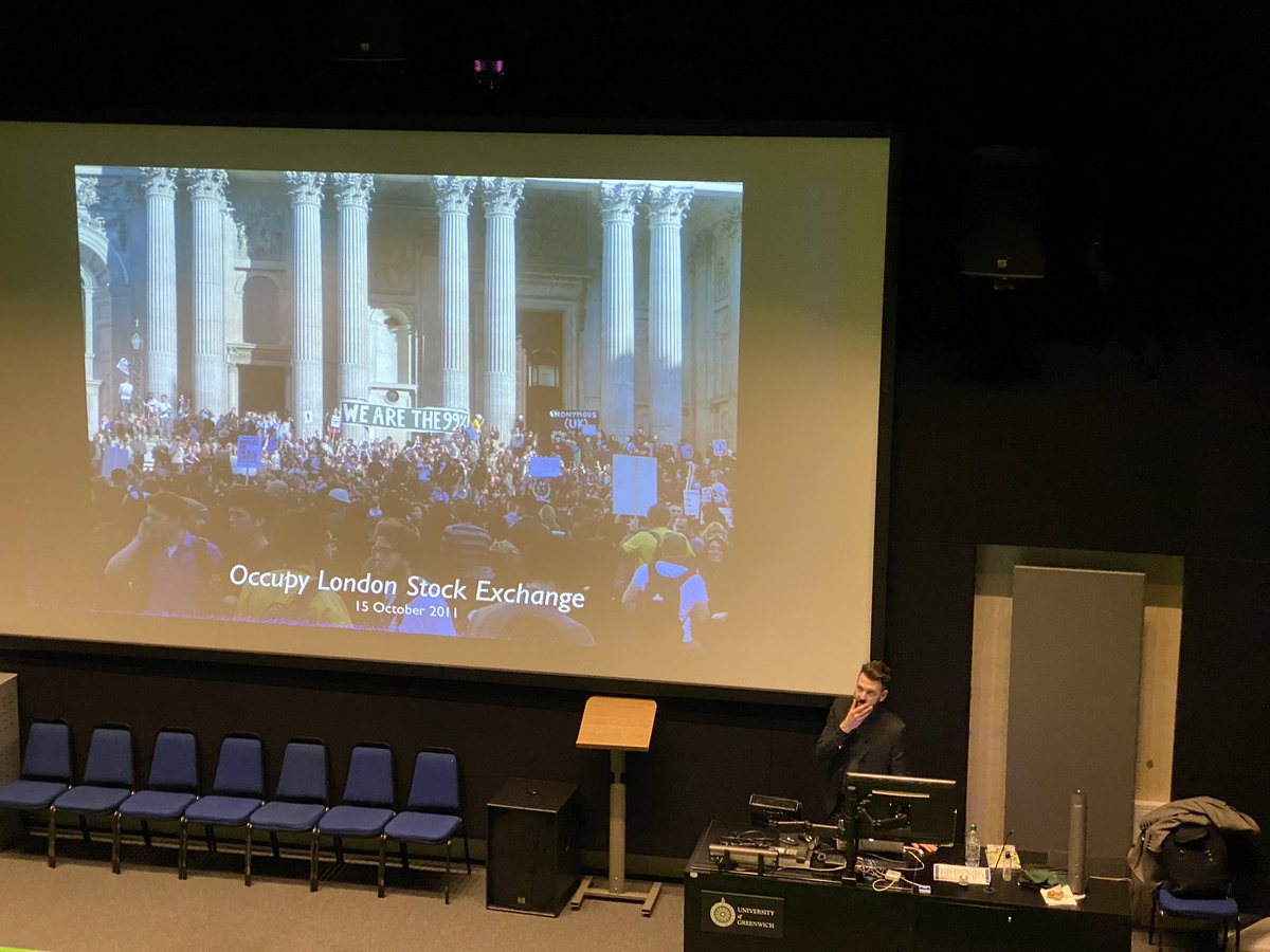 GREdesignSchool's tweet photo. Whatโs happening TONIGHT
@mrmrframe #MatthewFrame on a talk about โInk on Paperโ and how communication design can shape our perspectives from #india to the #LondonRiots
NOW @schoolDesignUoG and the #DesignRoast #openLectureSeries @UniofGreenwich #visualcommunication https://t.co/phRSC3GGLw