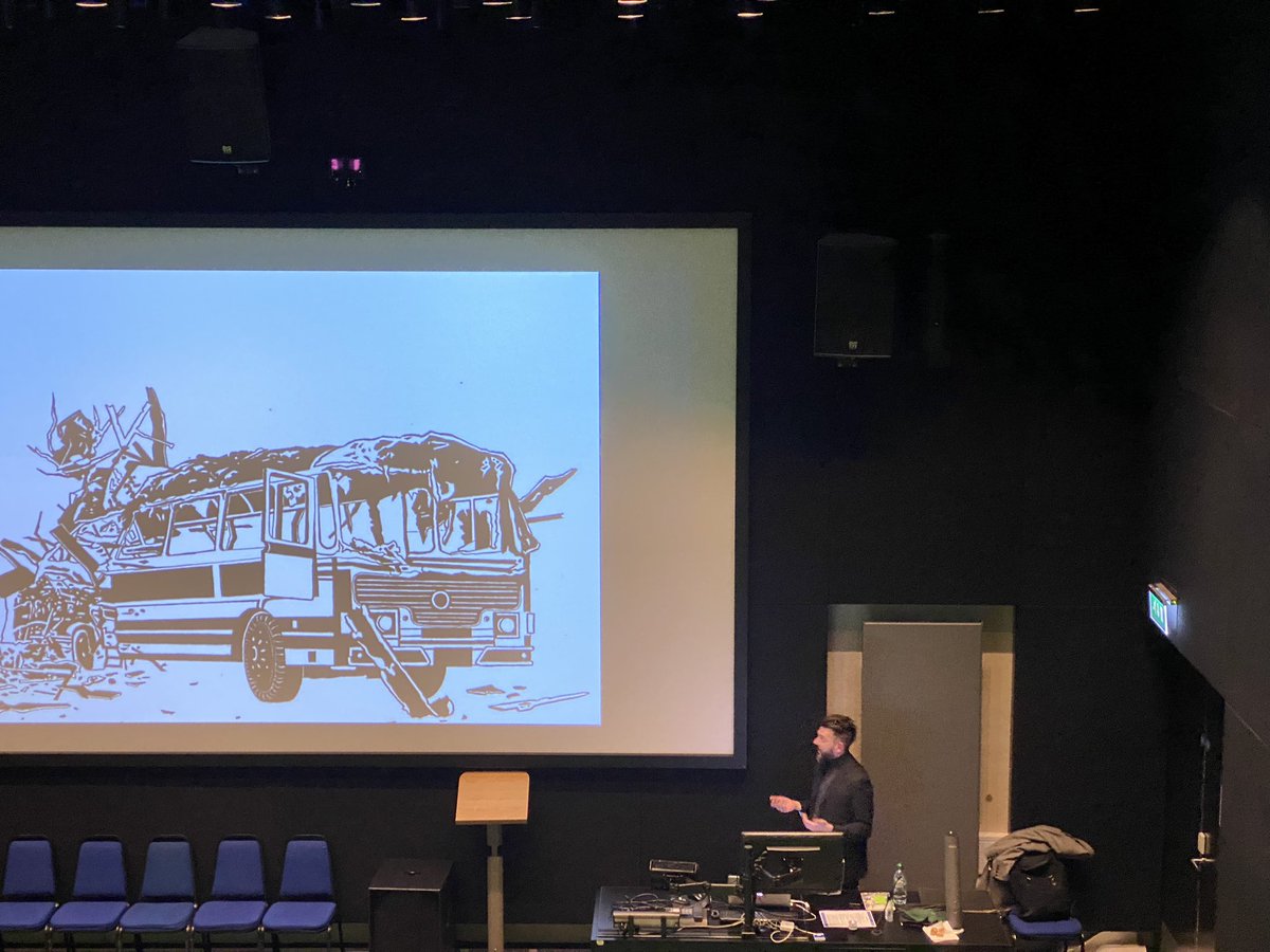 GREdesignSchool's tweet photo. Whatโs happening TONIGHT
@mrmrframe #MatthewFrame on a talk about โInk on Paperโ and how communication design can shape our perspectives from #india to the #LondonRiots
NOW @schoolDesignUoG and the #DesignRoast #openLectureSeries @UniofGreenwich #visualcommunication https://t.co/phRSC3GGLw