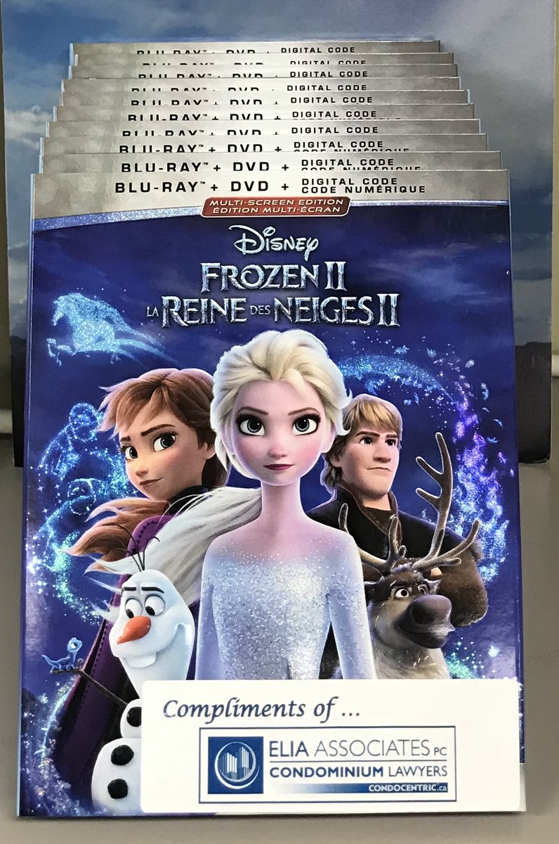 condocentric's tweet photo. At the 2:30pm break tomorrow, we will be giving away a limited number of copies of Frozen II from our booth @CCIGHC's Condo Conference...Visit us for your chance to own the Disney movie @marcbhalla claims was robbed of an Oscar "while supplies last"
#2020Conference #condocentric https://t.co/TISGp81LCN