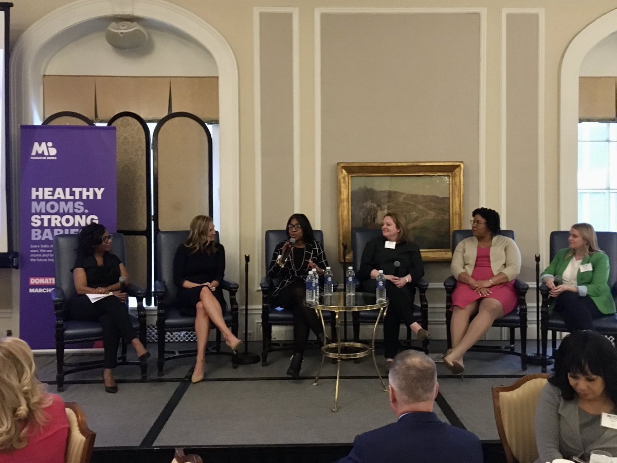 RybickiCM's tweet photo. Does #worklifebalance really exist for moms? How can #diversityandinclusion improve #workplaceculture ?Panelist @ErickajoyDaniels addresses these questions with others today at ⁦@MarchofDimes⁩ luncheon.⁦⁦@AdvocateAurora⁩ https://t.co/eLgpZuL2uf