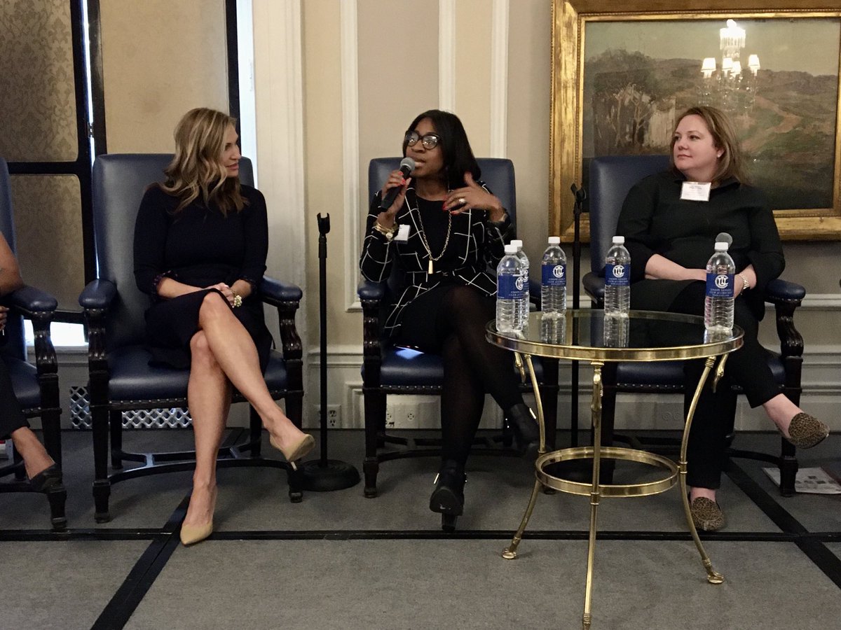 RybickiCM's tweet photo. Does #worklifebalance really exist for moms? How can #diversityandinclusion improve #workplaceculture ?Panelist @ErickajoyDaniels addresses these questions with others today at ⁦@MarchofDimes⁩ luncheon.⁦⁦@AdvocateAurora⁩ https://t.co/eLgpZuL2uf