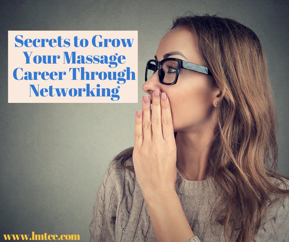 Success_LMTce's tweet photo. Shhh, it’s a #secret! Want to learn exactly how to develop your #massage career through #networking? Look no further: https://t.co/1sH2pvsYfW

#massage #elearning #onlinecourse #massagetherapy https://t.co/qFhfVulSHS