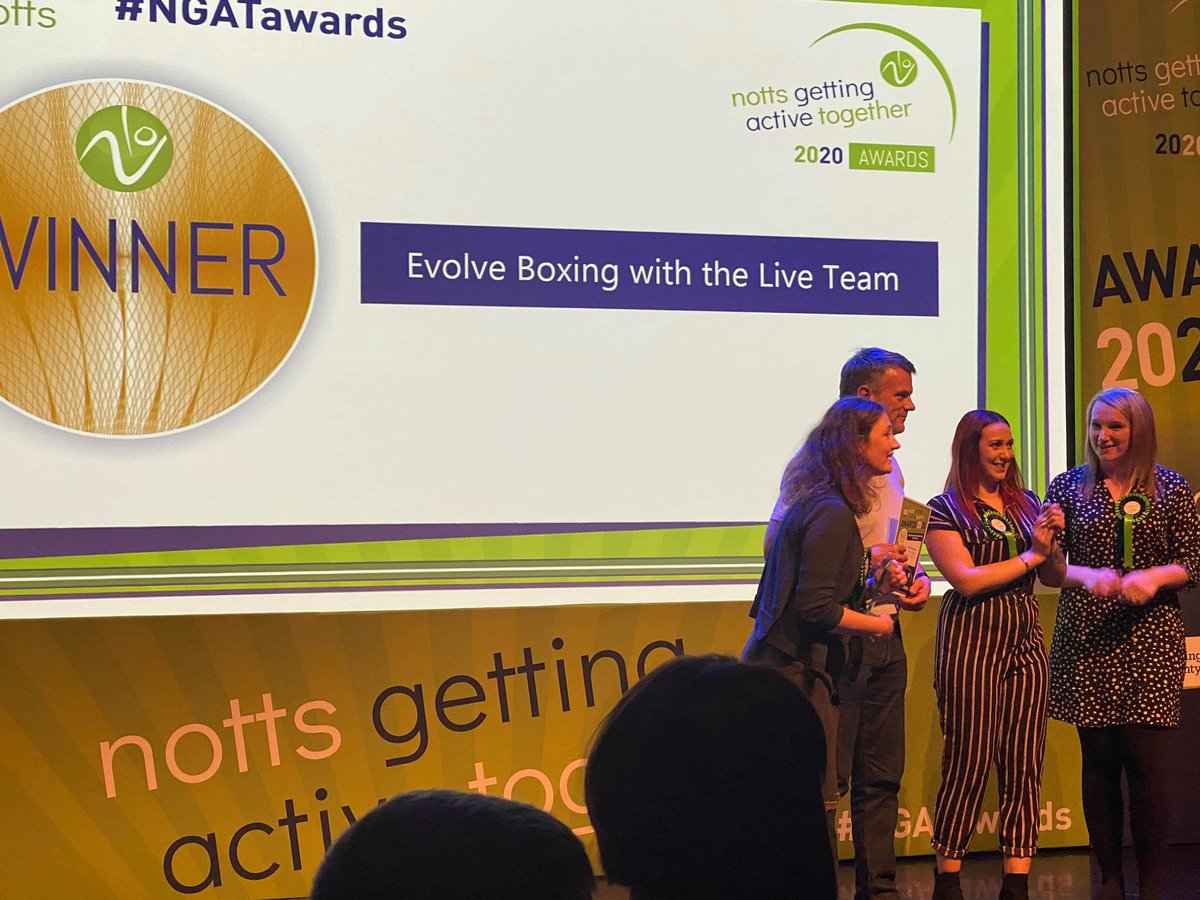 Live Team (@theliveteam_) on Twitter photo Such a proud moment for the Live Team and <a href="/evolvenotts/">Evolve Nottingham cic</a> and our incredible boxing project within our mental health units ๐๐๐๐ #NGATawards Such a proud moment for the Live Team and <a href="/evolvenotts/">Evolve Nottingham cic</a> and our incredible boxing project within our mental health units ๐๐๐๐ #NGATawards