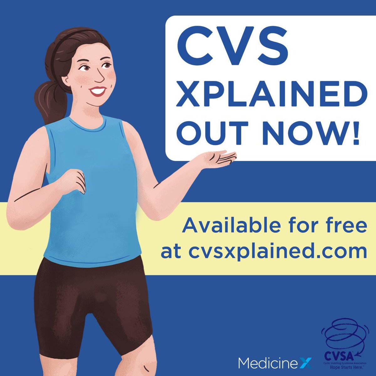 IFFGD's tweet photo. Today is #CyclicVomitingSyndrome (CVS) Awareness Day. Cyclic Vomiting Syndrome Association and @MedicineXGlobal partnered together to bring you CVS Xplained. Visit https://t.co/D8lrwfeH3D to learn more. https://t.co/lqZLT6MqBV