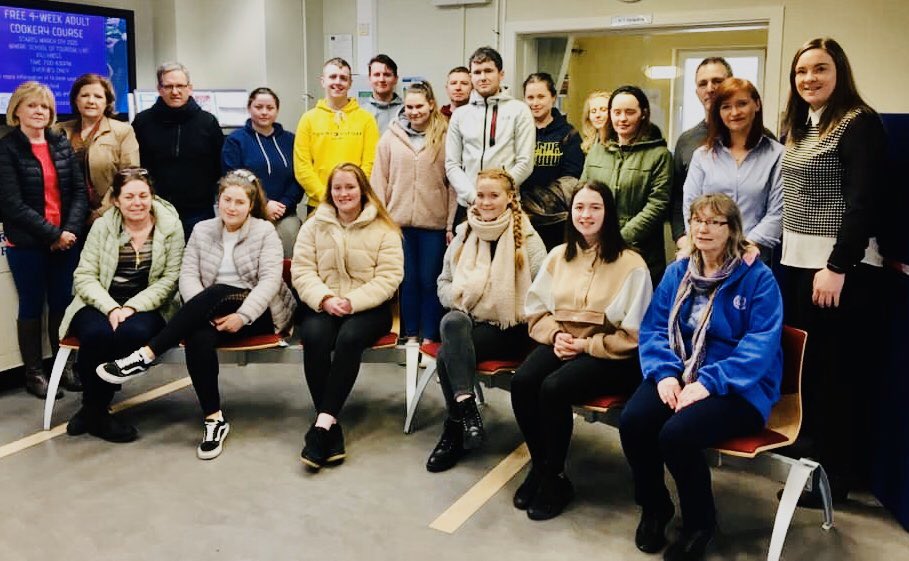 Thank you to Mairead & Garry for taking the time to speak with our Year 2 students as part of their Mgmt. & OB module today. A great insight into their successful businesses the Seafood Shack & Boathouse Restaurant @Killybegsgirl #SeafoodShack #Killybegs #Hospitality