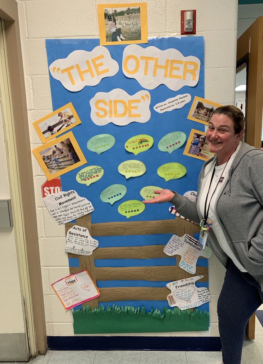 Mrs. Anuszewski and I are excited for door decorating competition tomorrow! <a href="/GlendaleESAACPS/">Glendale Elementary</a> #ReadAcrossAmerica