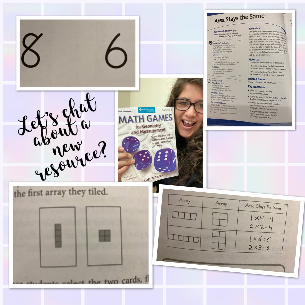shantieljovanna's tweet photo. Hey @PinkElementary @MrsSanchezMath @bethHollis9 @TiffStewart_6 @RhondaBurks19 would you like to know more about a new resource from @Math_Solutions? Let’s align the work at teacher table with our learning station! Let’s chat! #mathgames #inspiremathculture #FISDmathworkshop https://t.co/t10IdhGGHJ