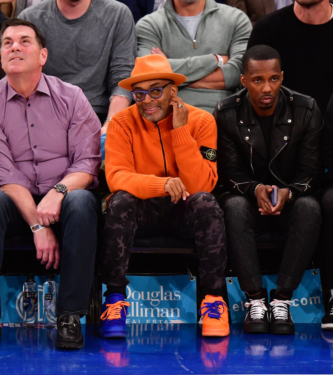 BR_NBA's tweet photo. The Knicks drew their smallest home crowd in more than 13 years last night just days after their public disagreement with Spike Lee 😬 https://t.co/HGdKWvdmPy