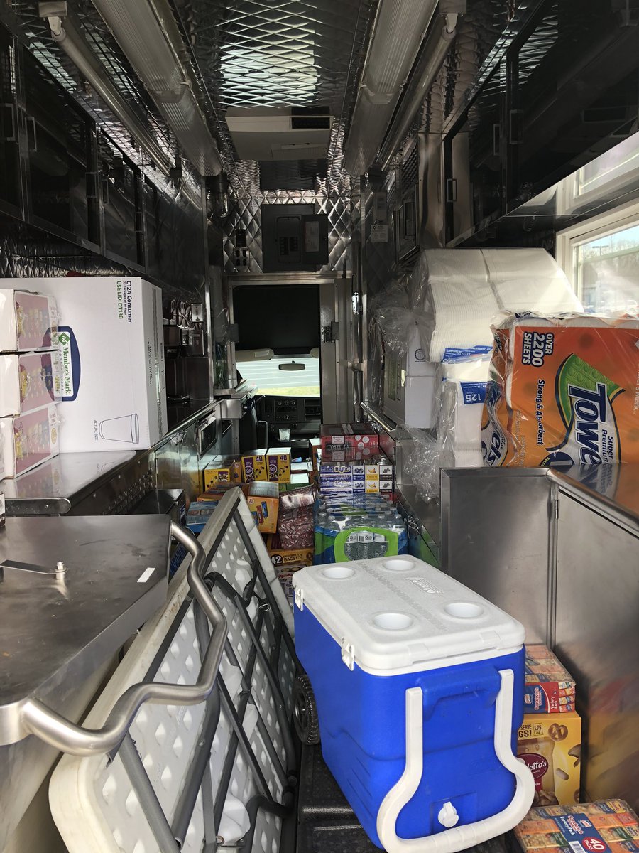 Fear not #Nashville..help is on the way! Our canteen is loaded with food, H2O and supplies to help with the tornado relief effort as a team of three makes their way down later today to restore hope! #nashvilletornado