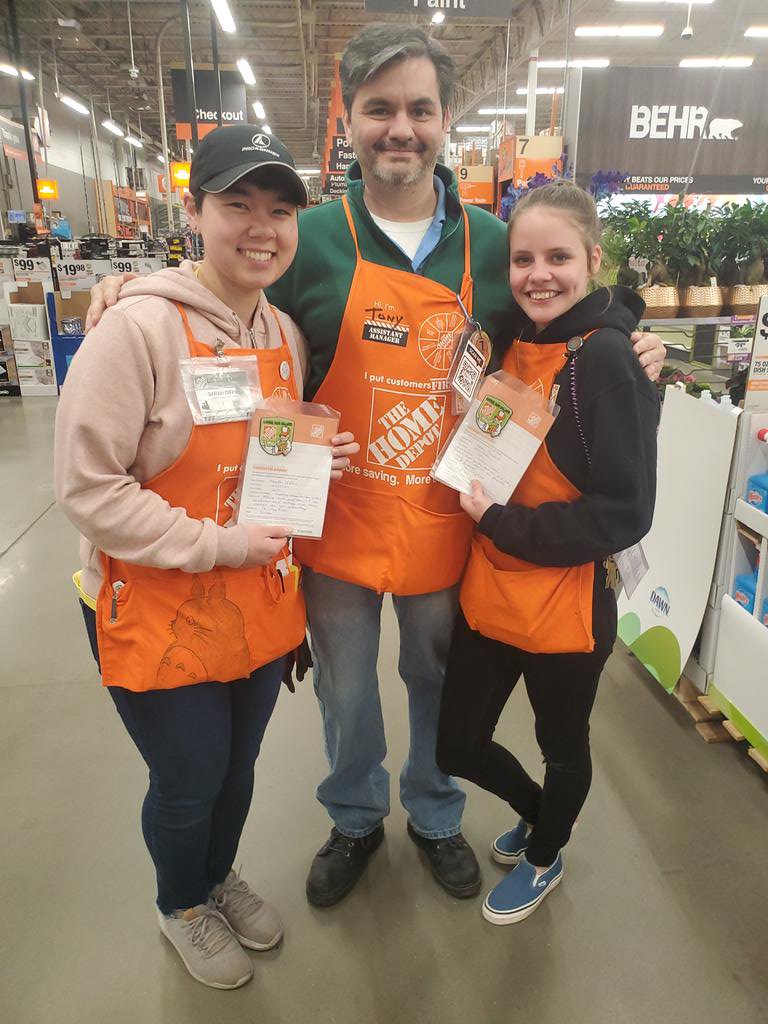 Recognizing two great associates. Way to take care of our customers!!! <a href="/homedepot2506/">Home Depot 2506</a> <a href="/Alexis_3323/">Alexis Hurley</a> <a href="/sndiffie/">Sarah</a> <a href="/cmncis170/">coh2131</a> @2506operations