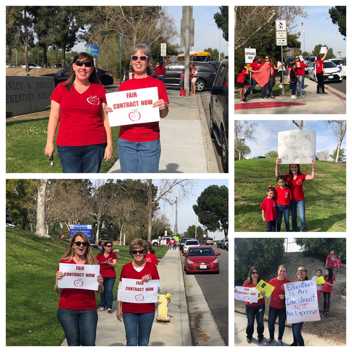 More pictures across <a href="/RowlandSchools/">Rowland Schools</a> as teachers continue to inform the community our struggle as we try and improve student learning environments! Teachers working conditions are our students learning conditions! #spendthereserve #WeareRUSD