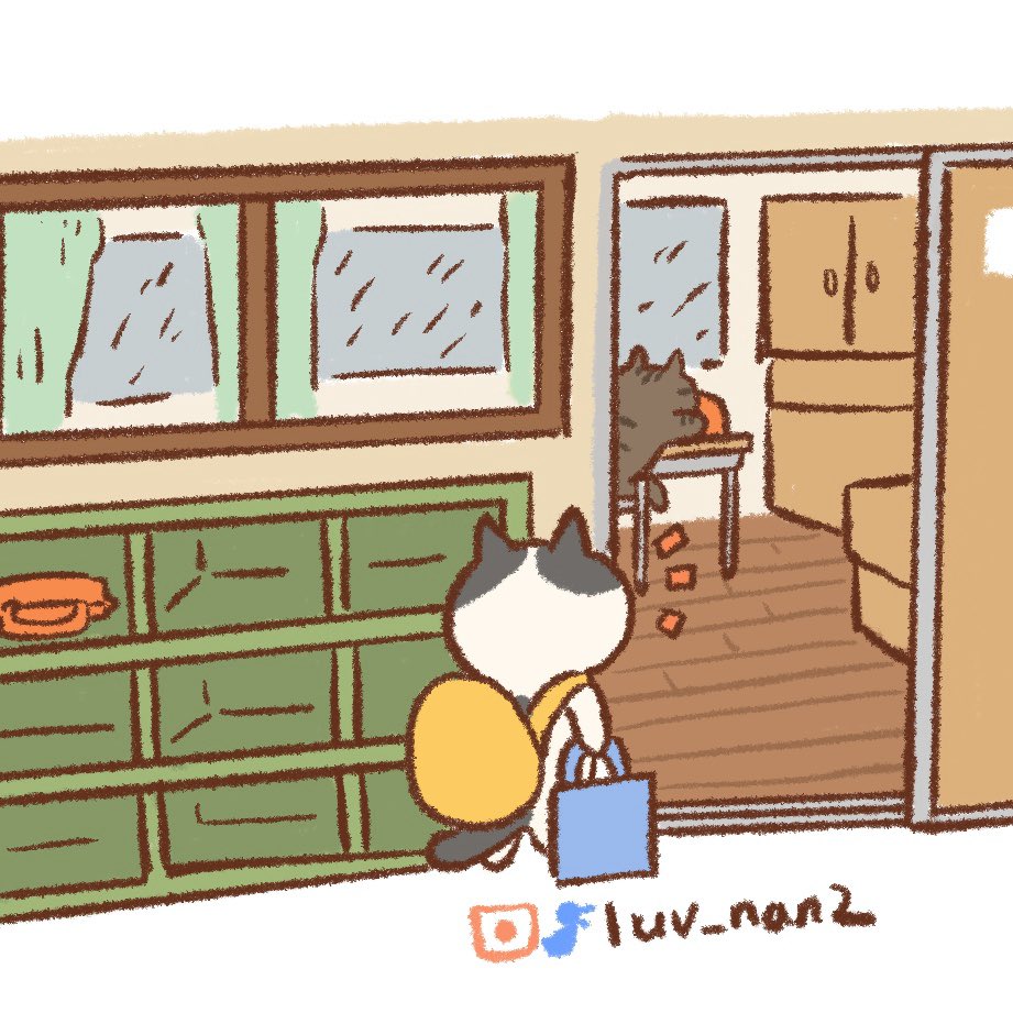 tttk_nan's tweet photo. 비오는날 (타래 이어서) https://t.co/OLlmwcYVNK