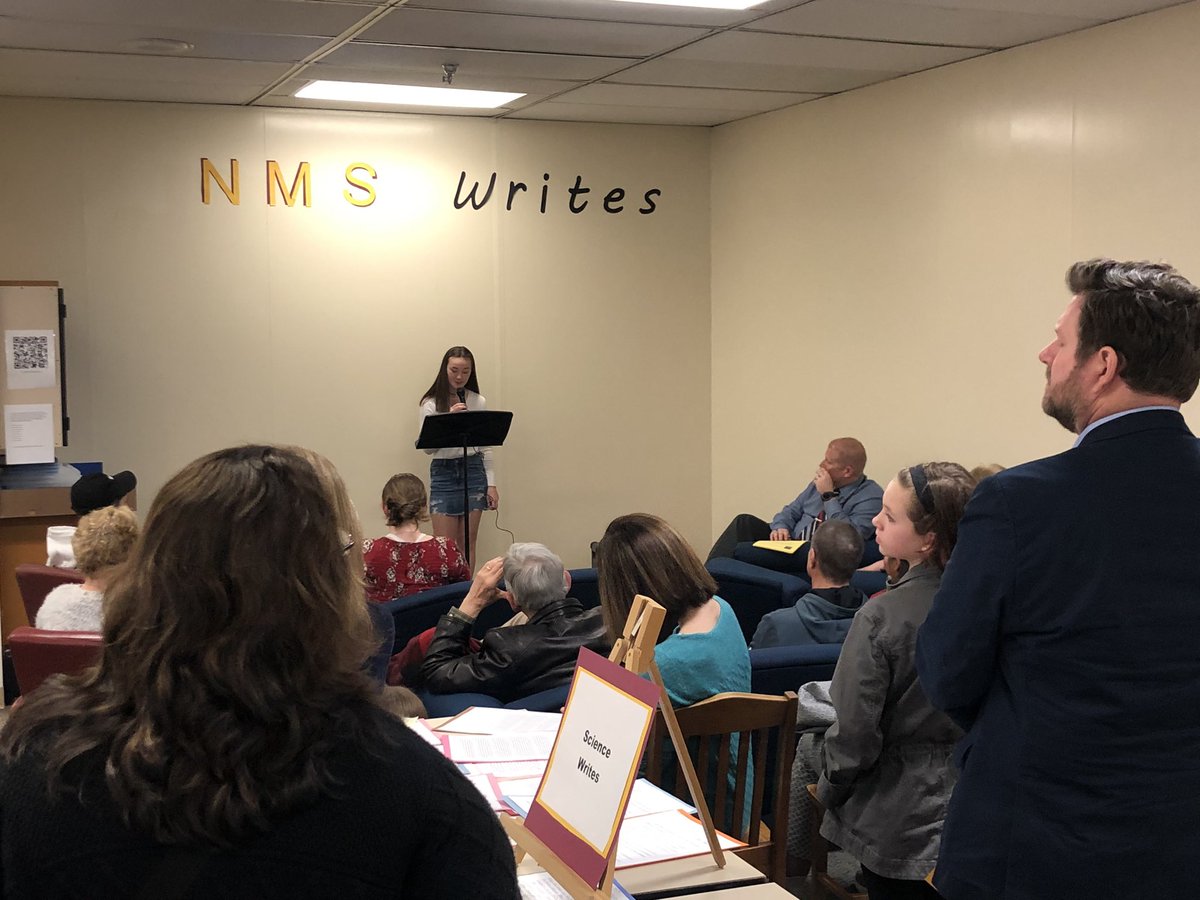 The Northern Middle School community collectively supports the Bobcat Writing and Art Expo! Every content shines! #calvertwrites #NMSwrites