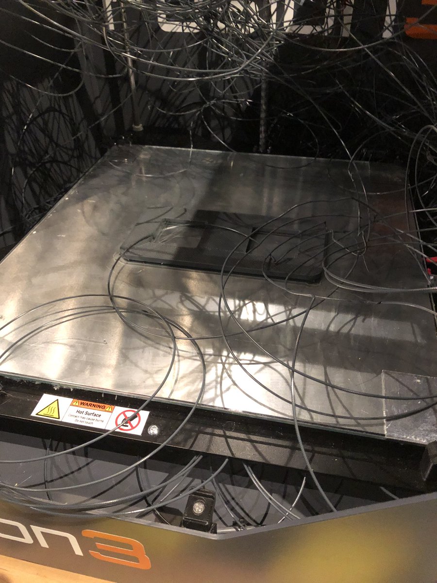 Hey, FIRST community, check out what happens when you leave a 3D print unattended. Currently troubleshooting, let us know if you’ve seen this before.