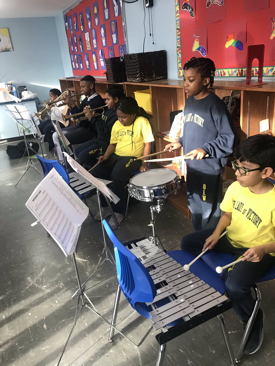 OLV_afterschool's tweet photo. Students in band are practicing for the spring concert @OLV_School_MtV @OLV_AP_CMoreira @CWCatholicSchls @ArchNY_Schools https://t.co/cPzSfvoc3O