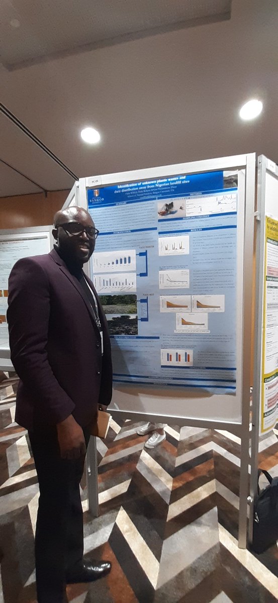 ossywilfred1's tweet photo. Last week was an exciting week because i got to present a poster at the #polymerconnect conference 2020 in #Lisbon. I got good comments, questions, feedback and certificate of achievement on part of my PhD work on #plasticwaste identification from landfills in #Nigeria. https://t.co/5cx9v2UuB3