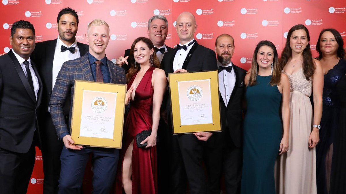 Last November Pullman was thrilled to win Gold for Luxury Accom + Business Events at the WA Tourism Awards 🏆🏆 Tonight, we are proud to represent WA at the Australian Tourism Awards in Canberra. Thank you to our guests who have supported us on this journey. Wish us luck! #QATA19