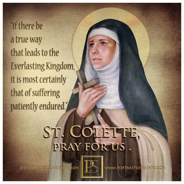 SaintPortraits's tweet photo. Happy #Feastday #StColette is venerated as the patron saint of women seeking to conceive, expectant mothers and sick children. https://t.co/0FepGoTc1G https://t.co/RlPsVjnhNG