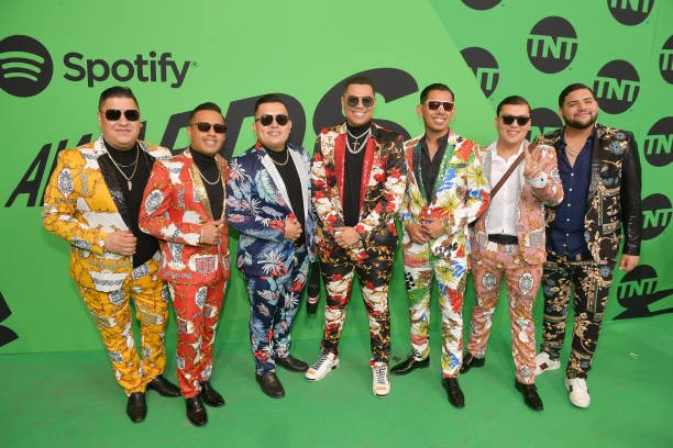 .<a href="/GrupoFirme/">GrupoFirme</a> at the Spotify Awards.
#SpotifyAwards