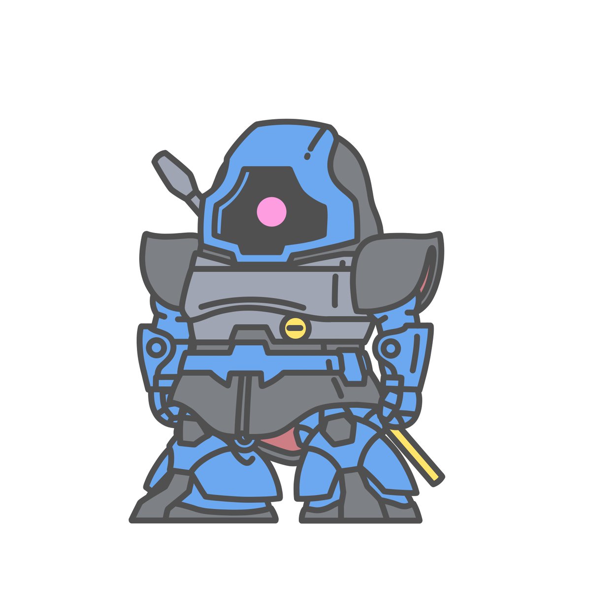 ドム ラル専用機 ドム グール隊機 なかgのイラスト