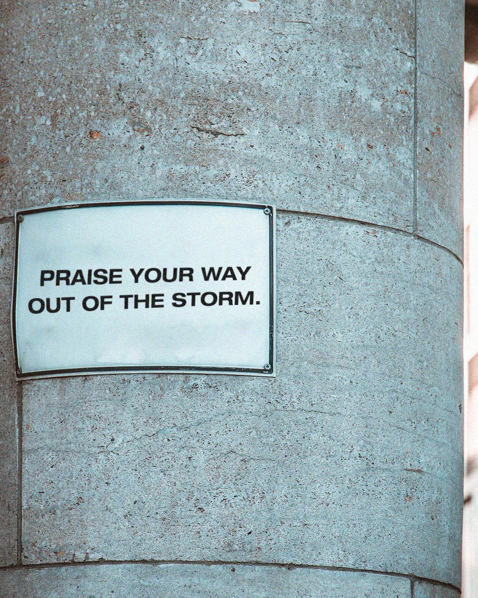 Jentezen's tweet photo. You could be one hallelujah away from your breakthrough. When you’re in the pit sometimes the only thing that can get you out is praise. Praise your way out of the storm! https://t.co/yetAzkdqlM