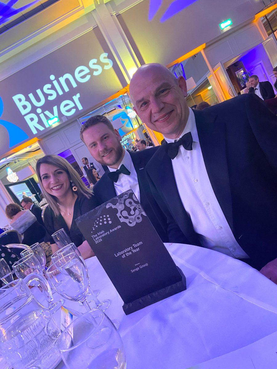 mathiassenge's tweet image. Our group won 😃😀👏😎😊as 'Senge group' "laboratory team of the year" award from the Irish Laboratory Awards 2020 @LabAwards. Thanks to all present and past group members for making this happen; very happy and humbled by all their contributions 😀 this is for all of us 😃