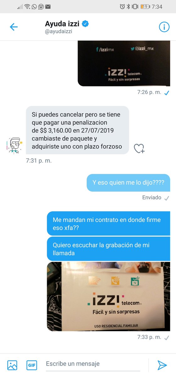StefPonce11's tweet photo. @izzi_mx me están diciendo de pagar x la cancelación 3 mil y tantos, quiero que me manden en donde firme que era plazo forzoso y mi llamada https://t.co/7SODSlzOi1