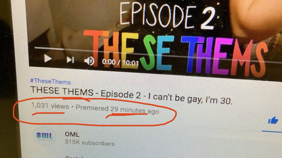 These_Thems's tweet photo. Over 1k views in our first 30 minutes 😱 Episode 2 of THESE THEMS is LIVE!!! Give us a watch!

Ep 1👉https://t.co/Tm1371XDtb

Ep 2👉 https://t.co/HgnZZufzbr

#webseries #lgbt #lgbtq #queer #TheseThems #RepresentationMatters https://t.co/3FIXRfCG9C