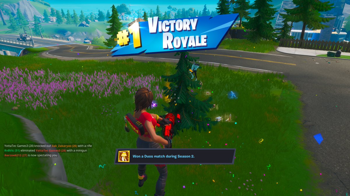 Rvbvic First Duo Win Of The Season With Zakzakaryas Fortnitegame Fortnite Chapter 2 Season 2