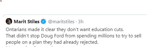 @Sflecce @DeepakAnandMPP @ParmGill I just read that you spent 7.6 million tax dollars on  advertising to promote your conservative party agenda to cut education budgets. Is that true? Do you call that a good deal for students? 
#nocutstoeducation #onpoli #onted @fordnation