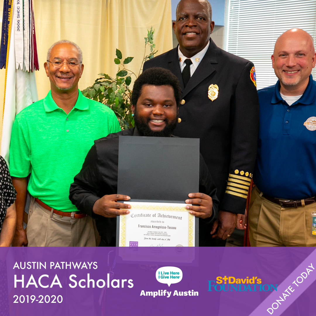 Francisco Amegnisso-Tossou wants to become a successful entrepreneur and IT professional.

Donate today for Mar 5-6: bit.ly/38g10Hi

#Amplify2020 #amplifyatx #ILiveHereIGiveHere #affordability #HigherEd #HACAScholars <a href="/StDavidsFDN/">St. David's Foundation</a> will match your contribution!