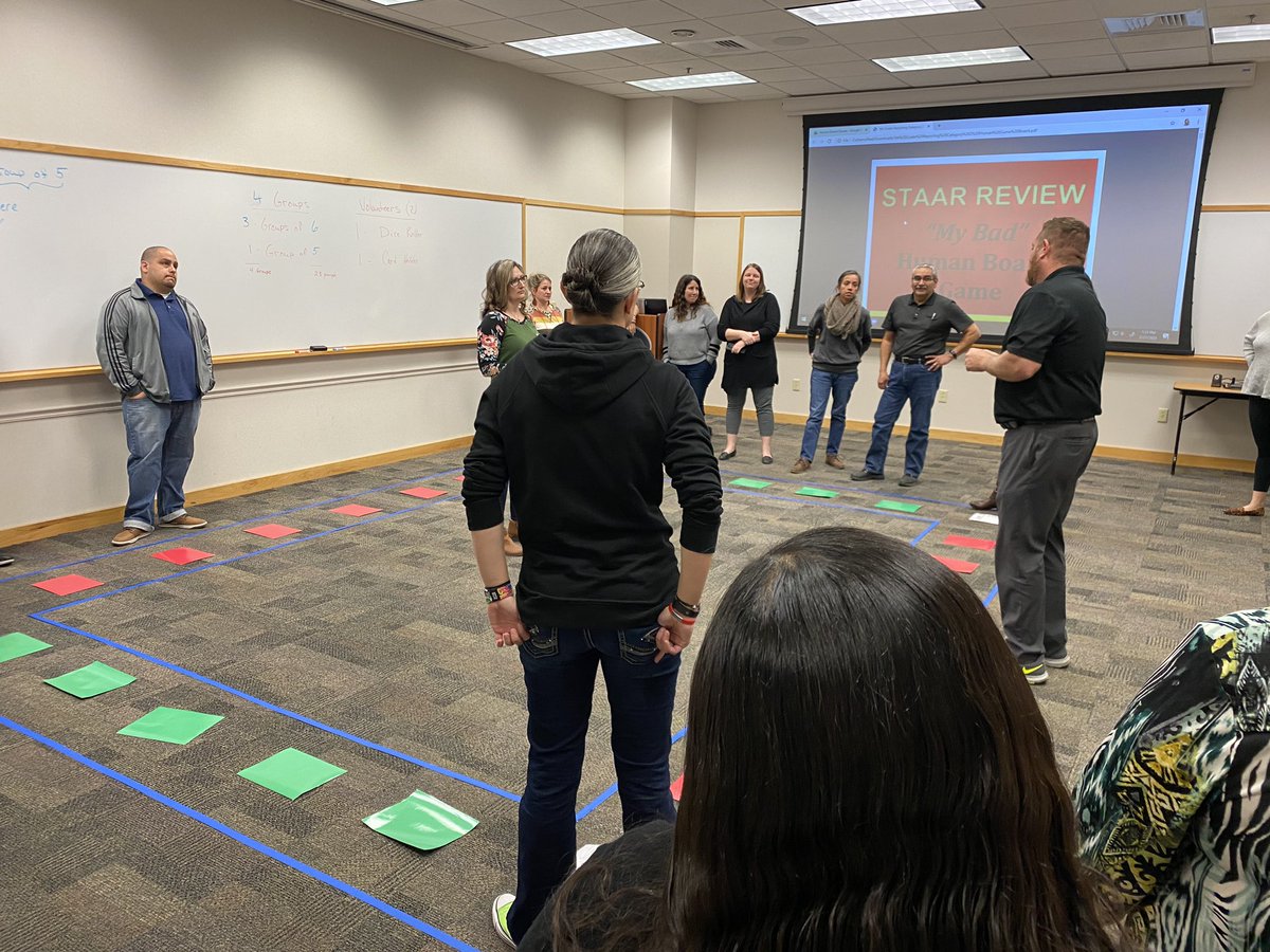 Lysoll_18's tweet photo. Had a great time @ESCRegion20 collaborating with science teachers in the Connect 20 session - Escaping the STAAR Routine: Gamify your plan. #ESC20Science #ScienceSTAAR https://t.co/tcCtyKH62J