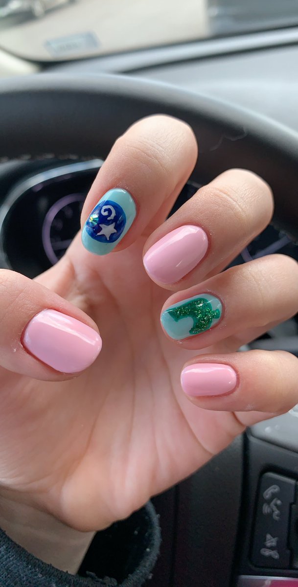 BrandyRubin's tweet photo. @NintendoAmerica #AnimalCrossingNewHorizons #nintendo #animalcrossingnails #nails #AnimalCrossing #switch https://t.co/nnTjudCIC0