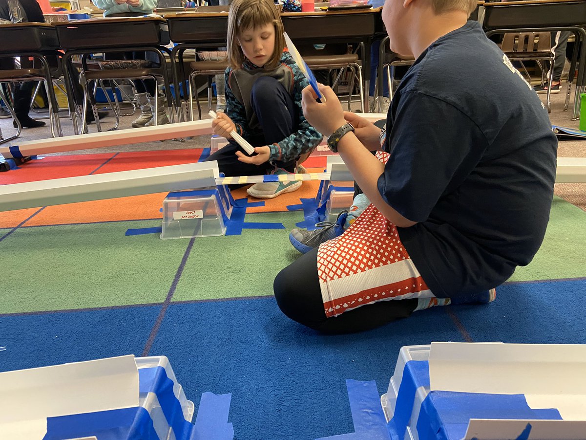 studiowalters's tweet photo. Future engineers designing bridges for their #sphero to cross! Oh, and it was crazy sock day! #ELvision4learning @rlars7 @WerlingerTova @tbeekmann https://t.co/iFjXXxzNME