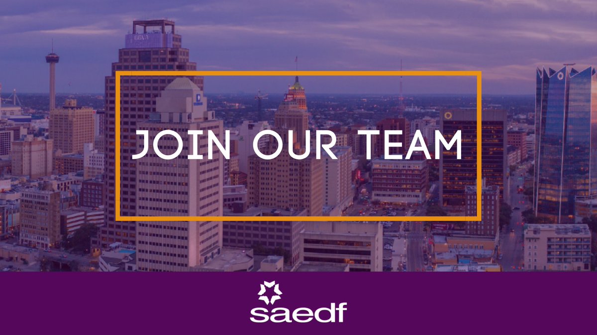 Greater_SATX's tweet photo. Now Hiring: SAEDF is looking for talented individuals to join our business development and workforce teams. Learn more and apply here: https://t.co/zu5msfUquw

#hiring #nowhiring #jobsearch #applyhere https://t.co/zJOUxf3hyf