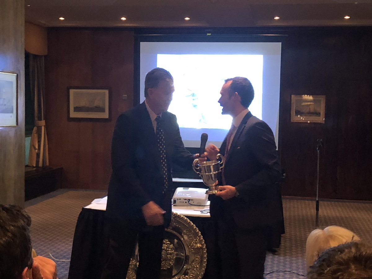 ian_dobs's tweet photo. A great evening last night @RTYC1775 listening to guest speaker @IainPercy And proud to be awarded [distinctly] Amateur Sailor of The Year! https://t.co/jLca6GW0Ko