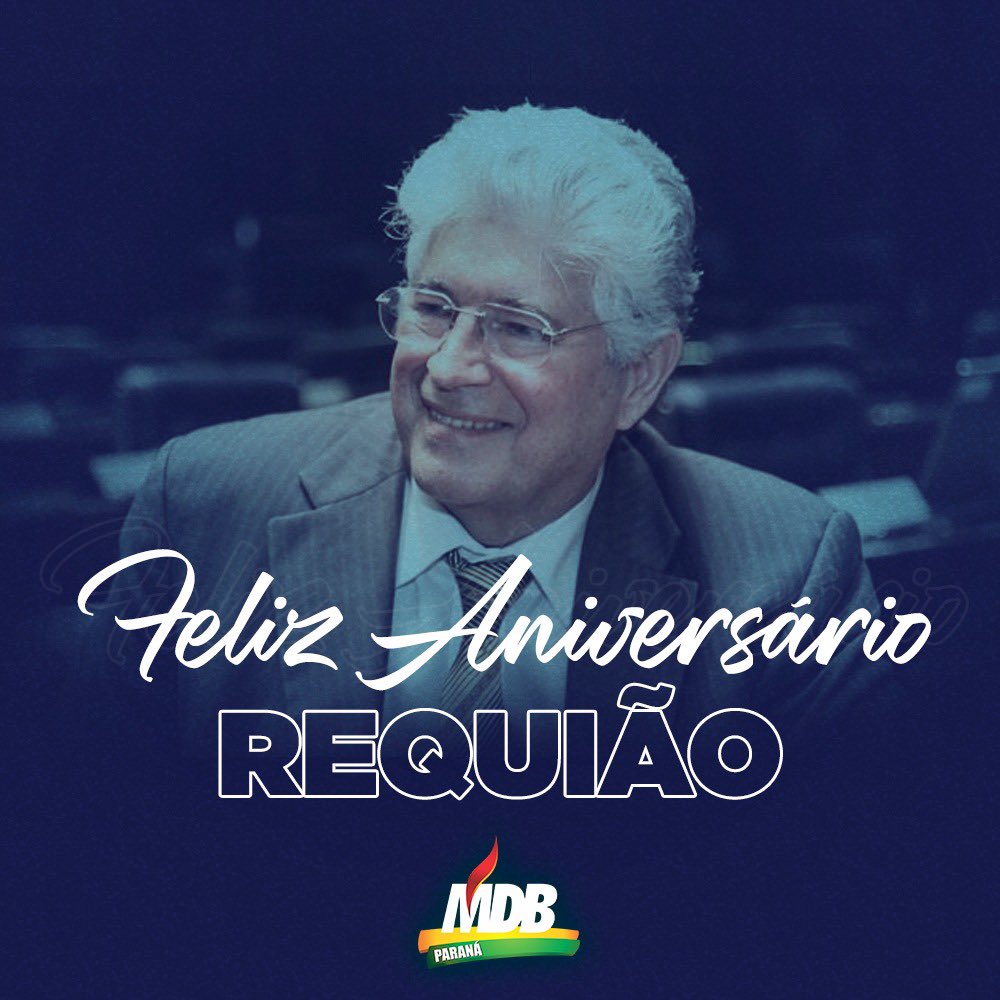 mdbpr15's tweet photo. Hoje é dia de cumprimentar o nosso governador e senador Roberto Requião que completa 79 anos. Requião foi três vezes governador do Paraná e duas vezes Senador da República. Sempre pelo MDB. É a nossa maior referência como gestor e homem público.
João Arruda
Presidente do MDB/PR https://t.co/dBcqhVt0nc
